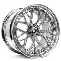 c8 aftermarket wheels chrome deep concave multi spoke forged wheels corvette