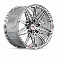 VP30 polished aluminum C7 Corvette aftermarket wheels showing the multi-spoke design and engraved lip