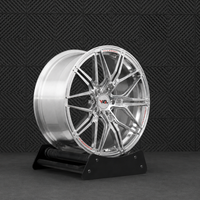 VP30 Corvette C8 Stingray custom aftermarket rims multi-spoke high polished aluminum forged wheels 19x9 20x11.5 setup by VASL Performance