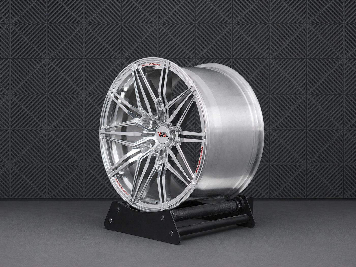 VP30 Corvette C8 Stingray custom aftermarket rims high polished aluminum deep side profile 19x9 20x11.5 setup