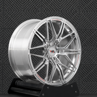 VP30 custom forged wheels for Corvette C8 Stingray high polished aluminum multi-spoke 19x9 20x11.5 setup