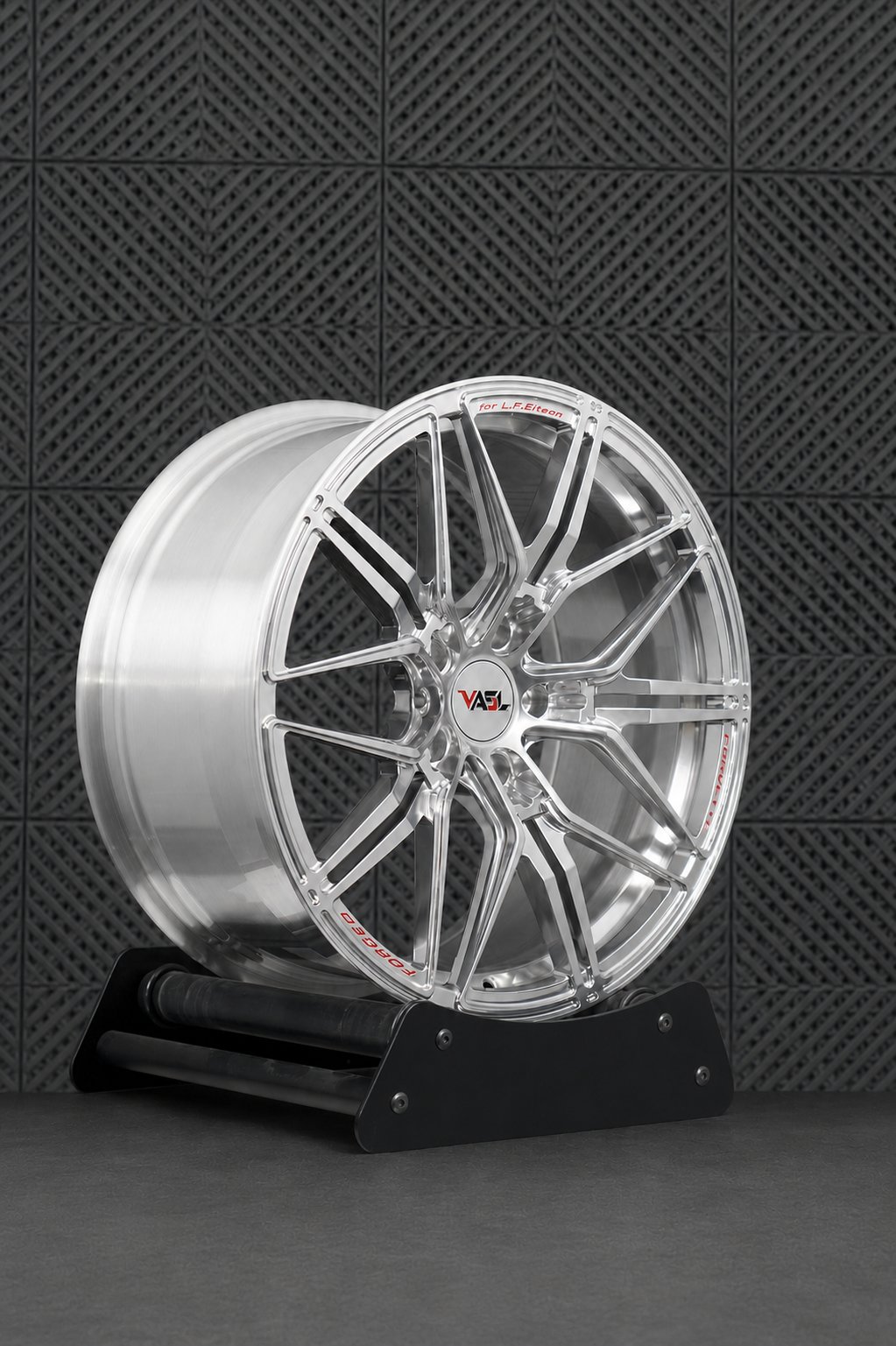 VP30 custom forged wheels for Corvette C8 Stingray high polished aluminum multi-spoke 19x9 20x11.5 setup