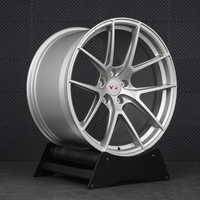 VP31 2017 Corvette C7 Grand Sport Y-spoke lightweight forged monoblock wheels all gloss gold side view