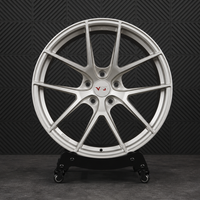 C7 Grand Sport gold rims VP31 Y-spoke lightweight forged monoblock front view