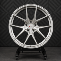 VP31 Y-spoke all gloss gold custom forged wheels for 2017 Corvette C7 Grand Sport front detail