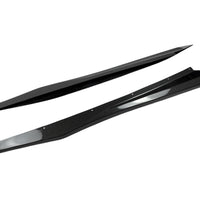 Gloss carbon fiber ZR1 style side skirts for Corvette C8 Stingray and Z51